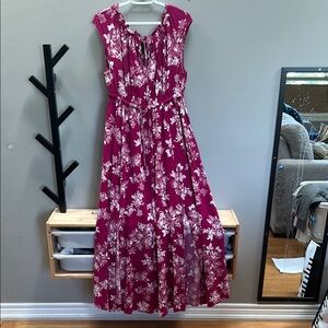 Torrid Pink and White Floral Dress